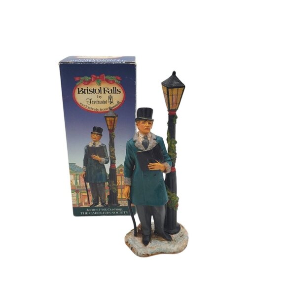 Fontanini Bristol Falls Xmas Village James Fisk Cushing the Carolers Figurine VT - Picture 7 of 7
